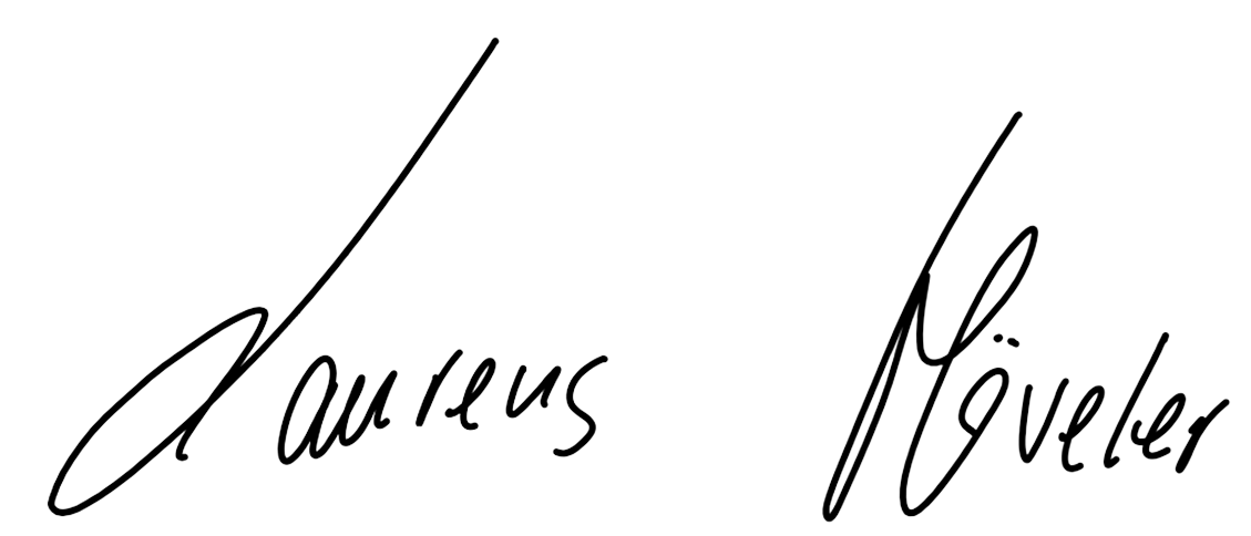 Unterschrift des Geschäftsführers der L2 TGA Planungsgesellschaft mbH